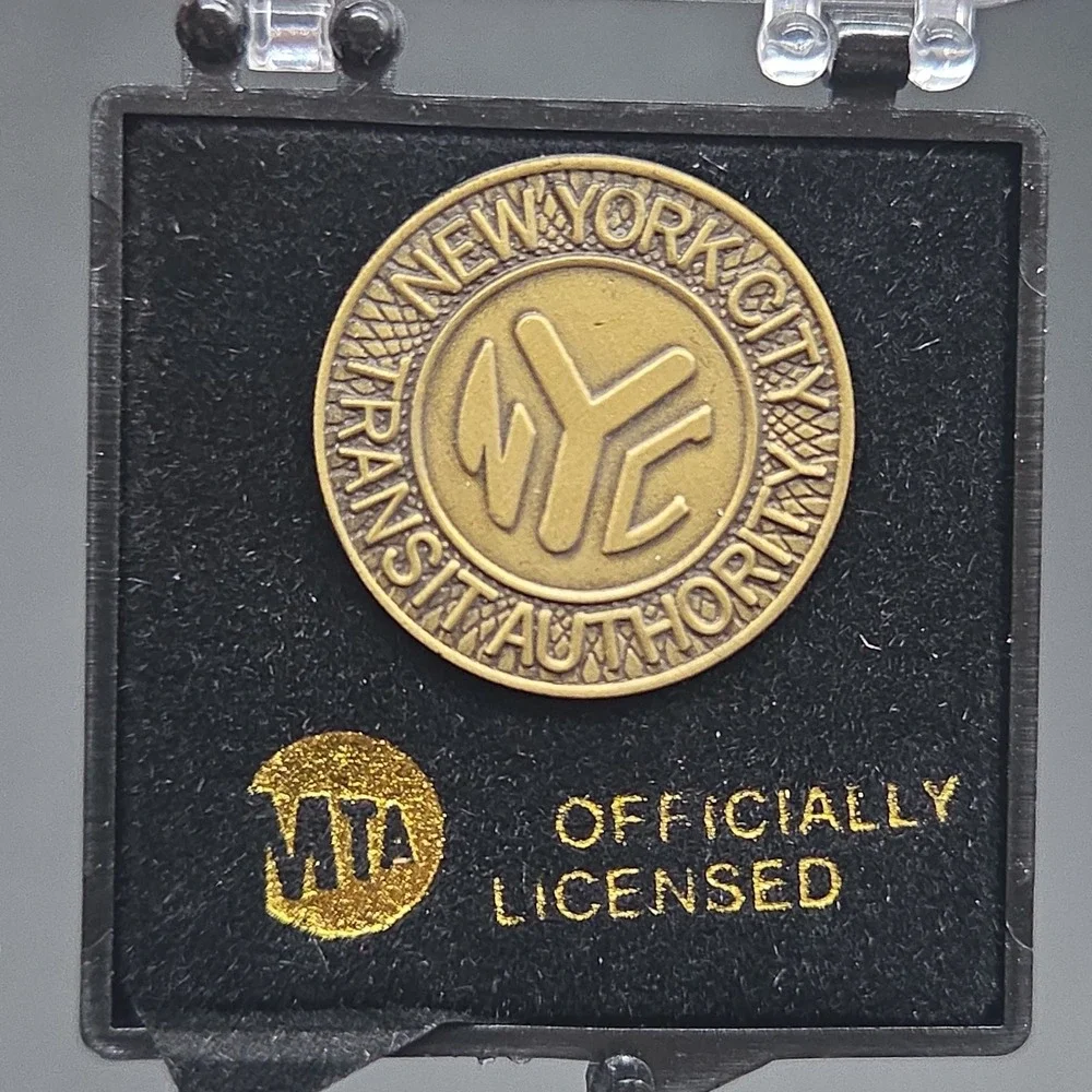 MTA New York City Subway Token Lapel Pin